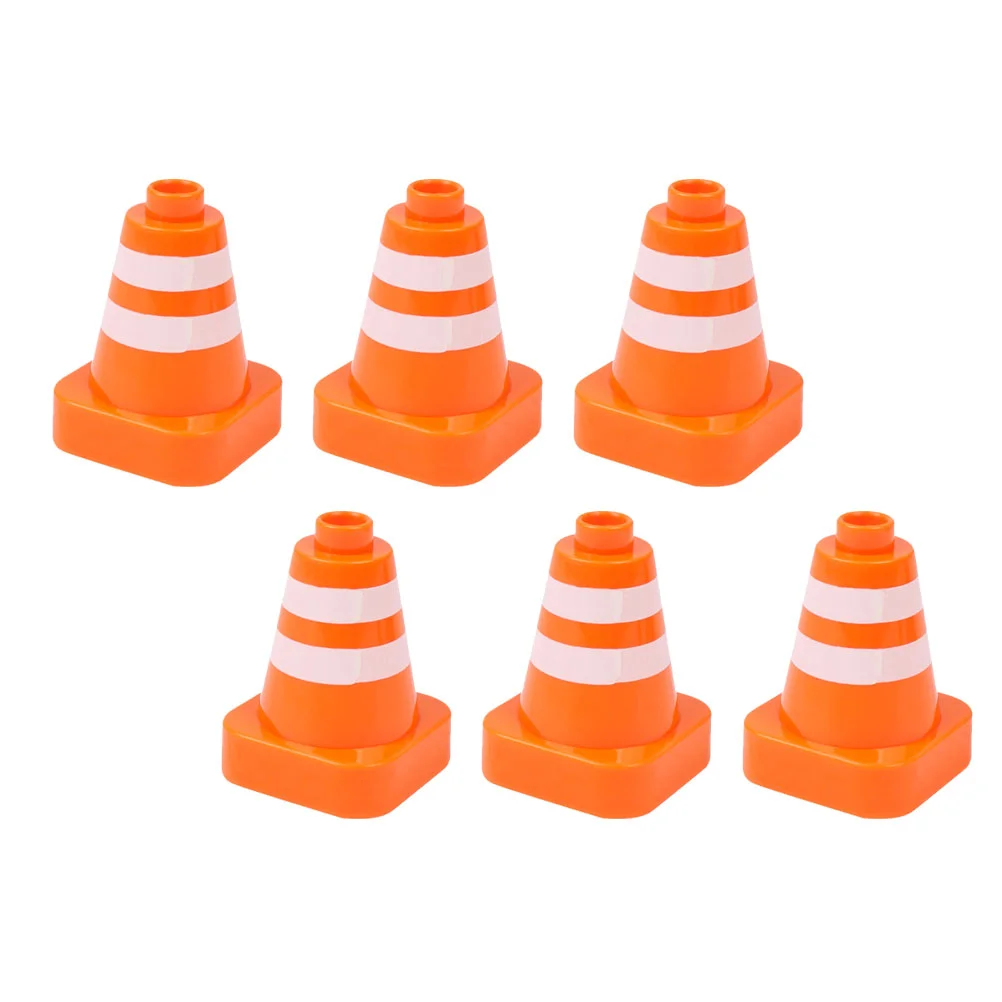 Roadblock Sand Table Model Mini Simulation Roadblocks Sign Cone Signs Traffic DIY Emblems Building