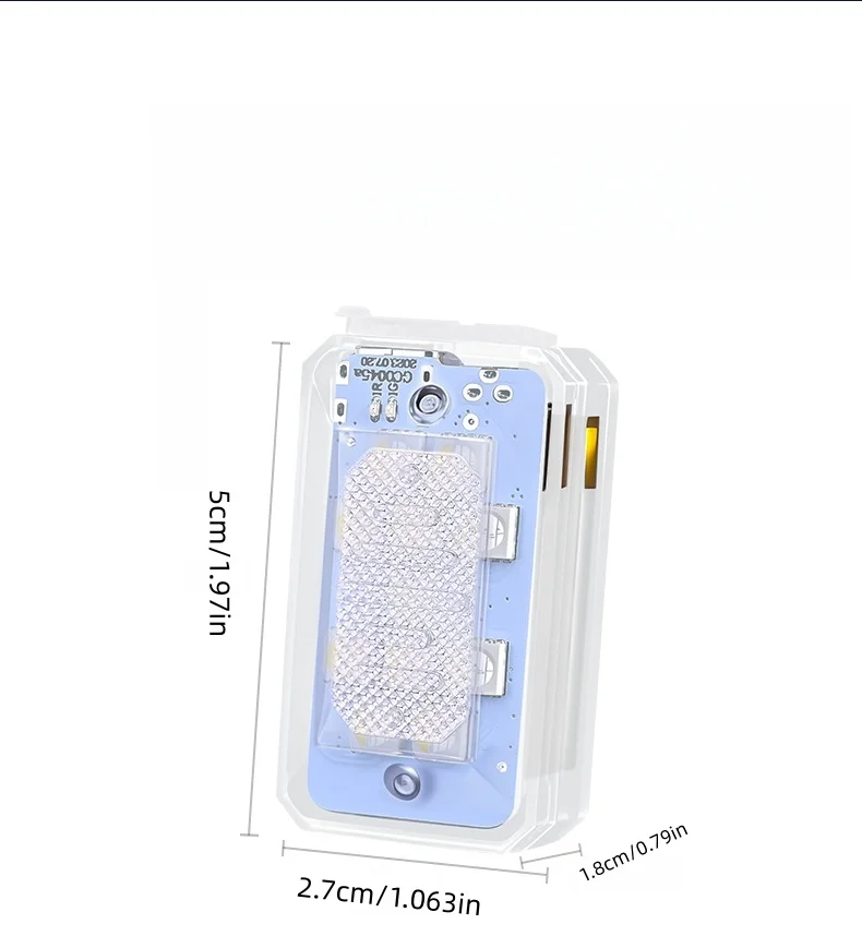 11 Lamp Dual-Purpose LED Strobe Light with Wireless Remote Control, Locomotive Mounted Ambient Light Controller Accessories