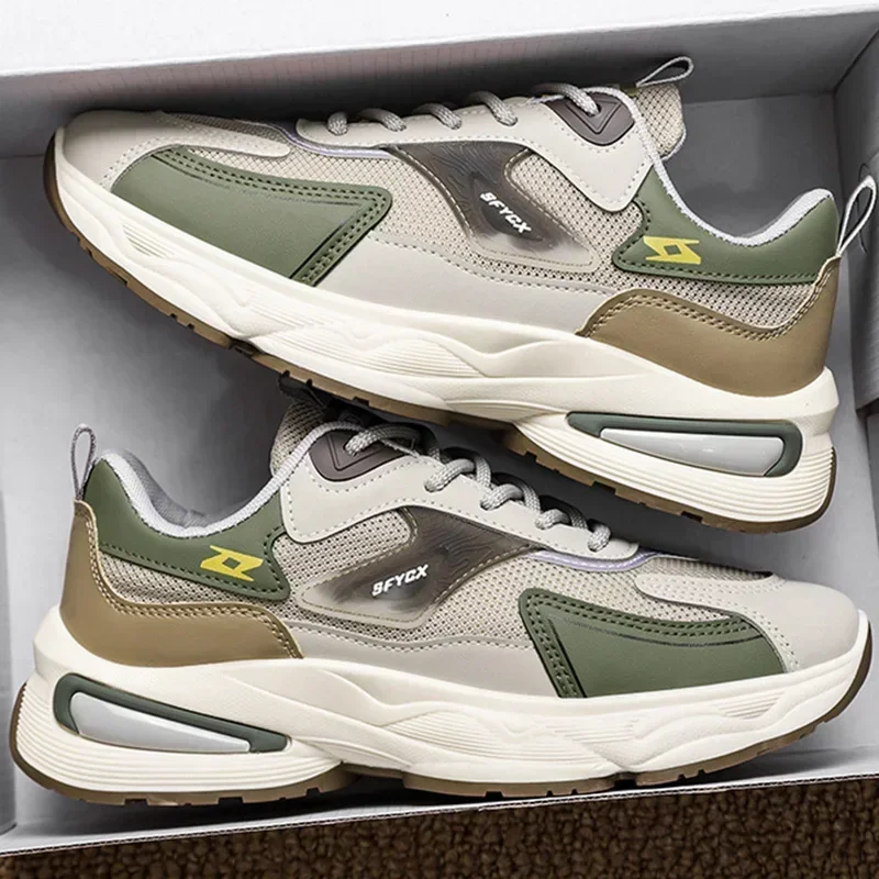 2025 Men's Must-Haves! Breathable Mesh Walking Shoes - Ideal for outdoor jogging and casual wear running shoes image 4