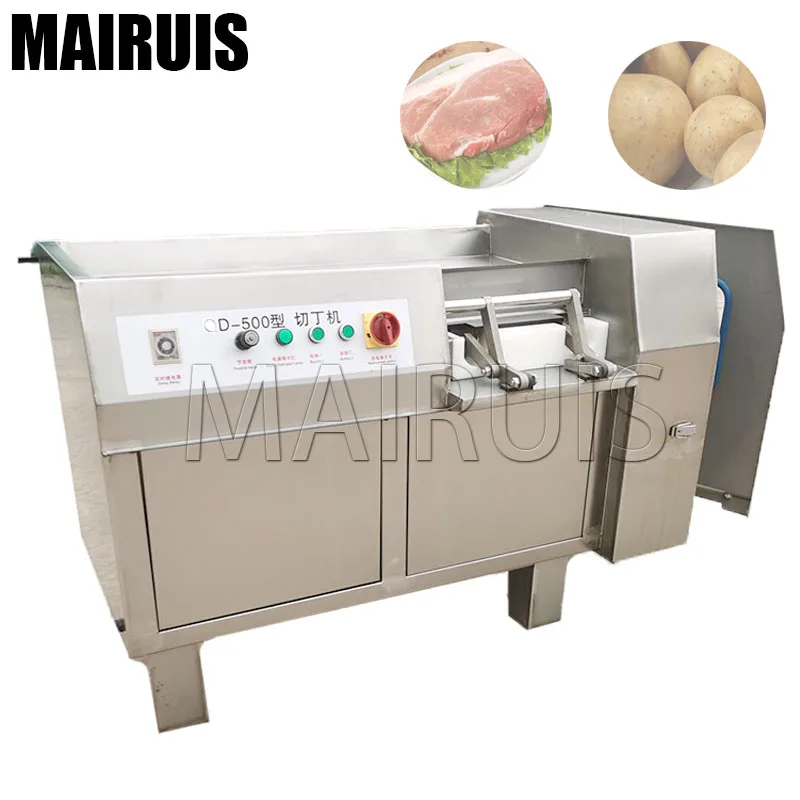 Commercial Electric Meat Dicing Machine Carrot Potato Onion Granular Cube Cutting Machine