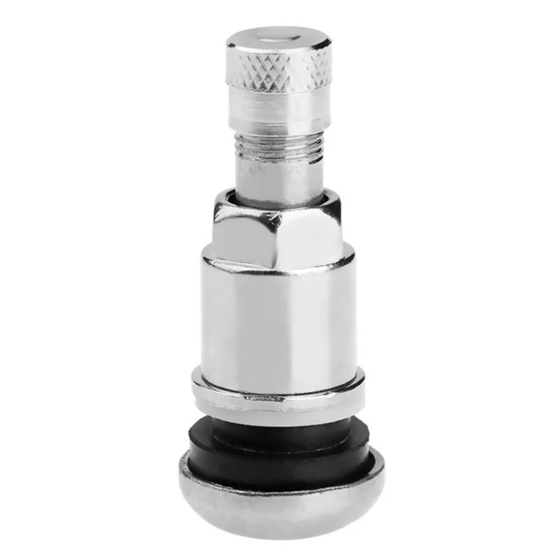 

AASS-10Pcs Цельностальные клапаны для вакуумных шин из нержавеющей стали TR525 с плоским дном Металлические клапаны Американский рот