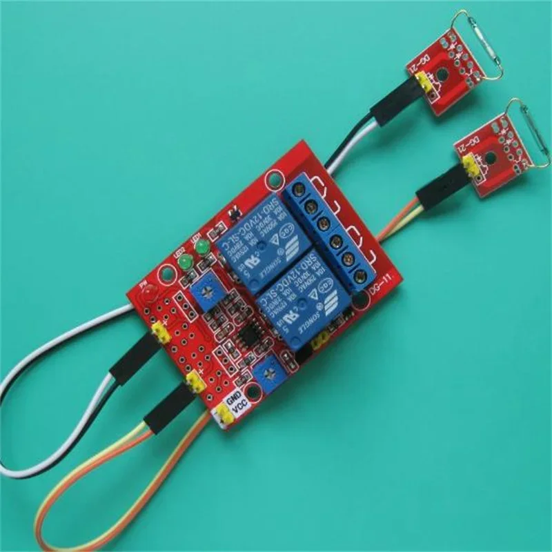 

8pc 2 Channels 12V Reed Sensor Module Relay