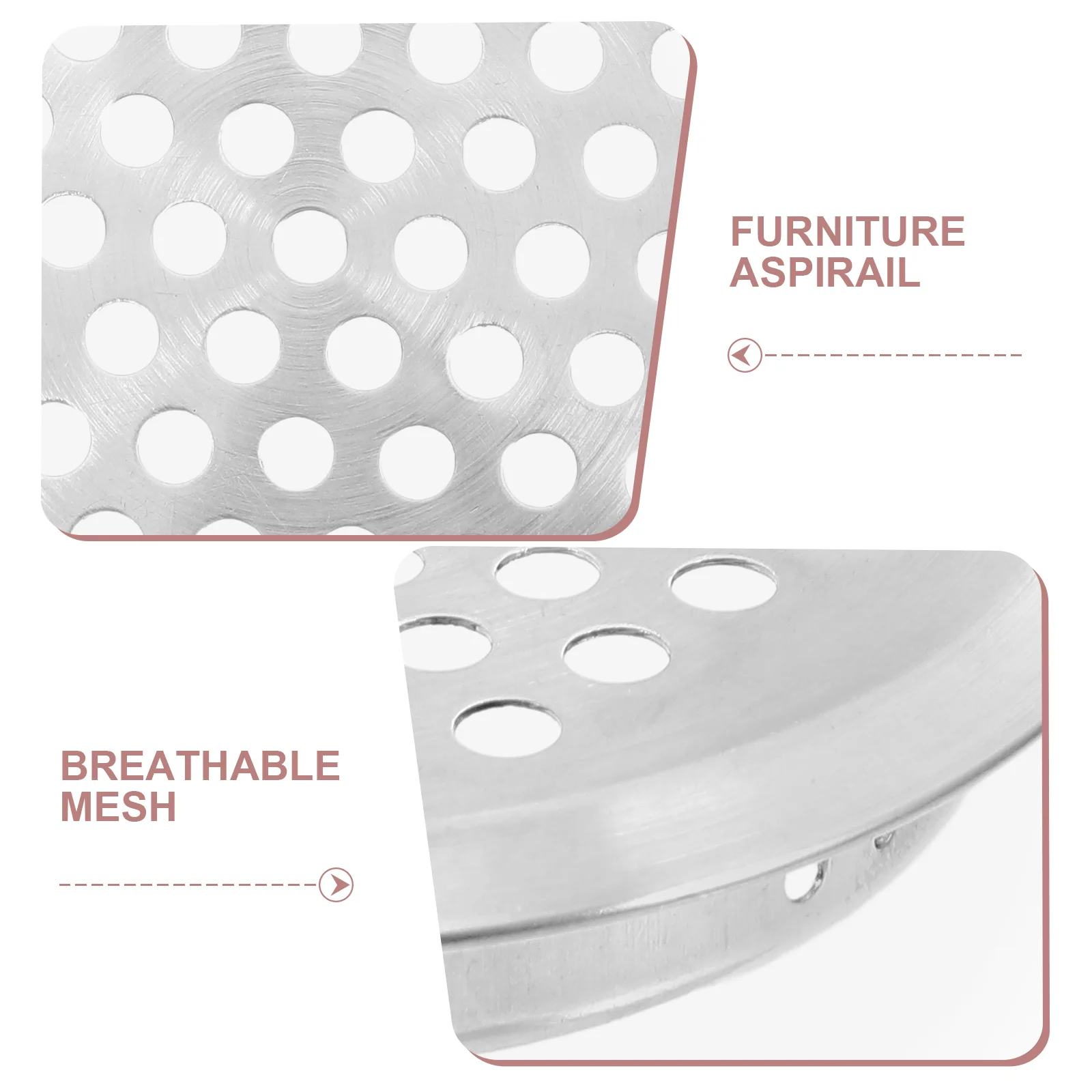 Orificios de ventilación de 12 piezas para armario, ventilación de aire para muebles, armario de Metal redondo pequeño de malla