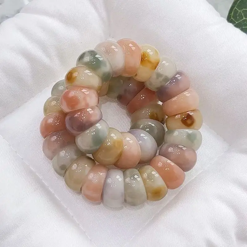 Macaron Bowl Intestinal Bodhi Bracelet Decompression Plate Play Natural Bodhi Root Buddha Beads Silent Beads WenPlay Hand String
