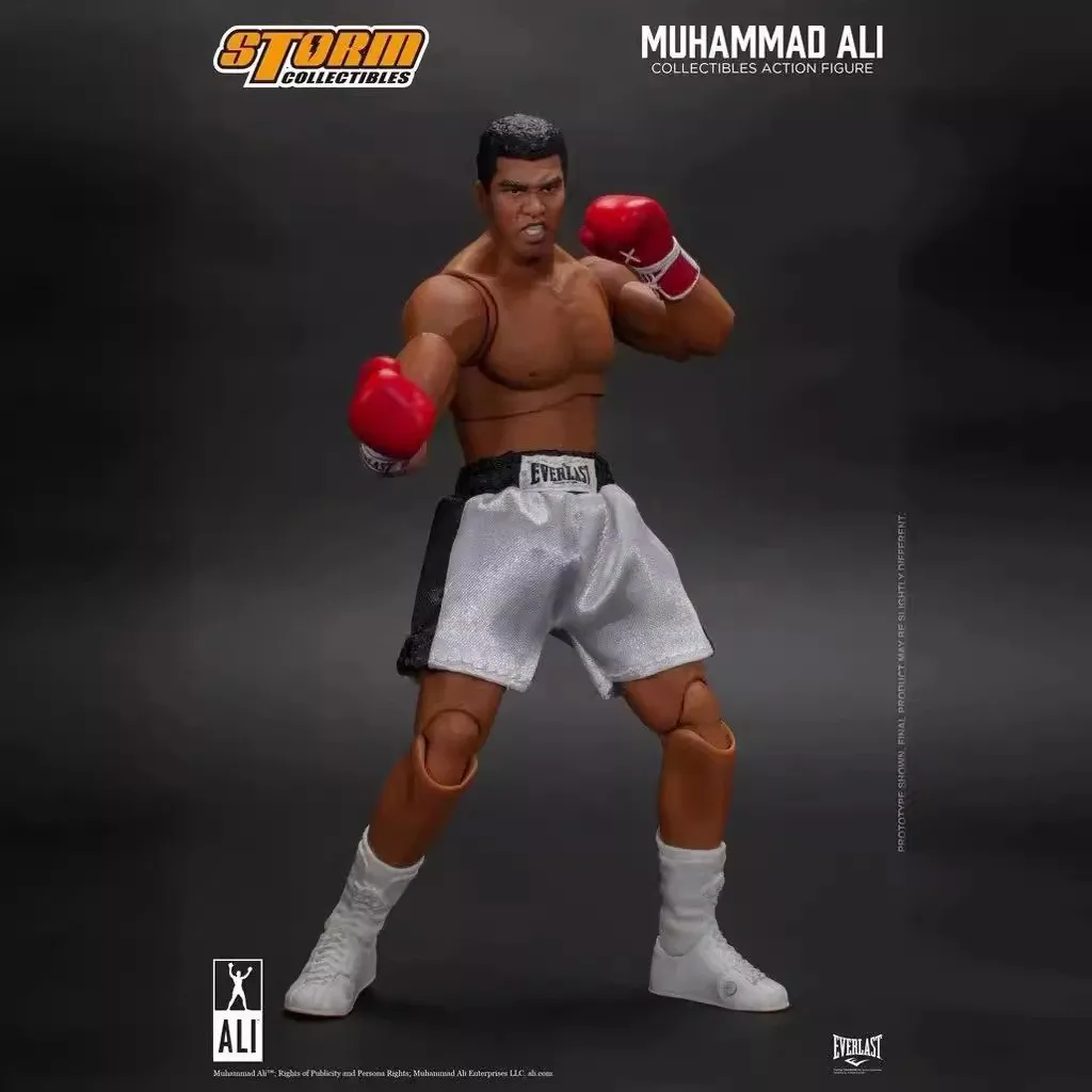 Boxing Figura Heavyweight Champion Muhammad Ali ST Robe 1/12 Three Head Sculpt Poseable Boxed Figure