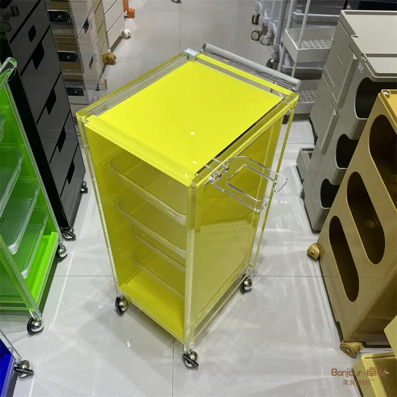 

New hair rack hair stylist dopamine perm and dyeing cart hair salon special barber shop tool cart