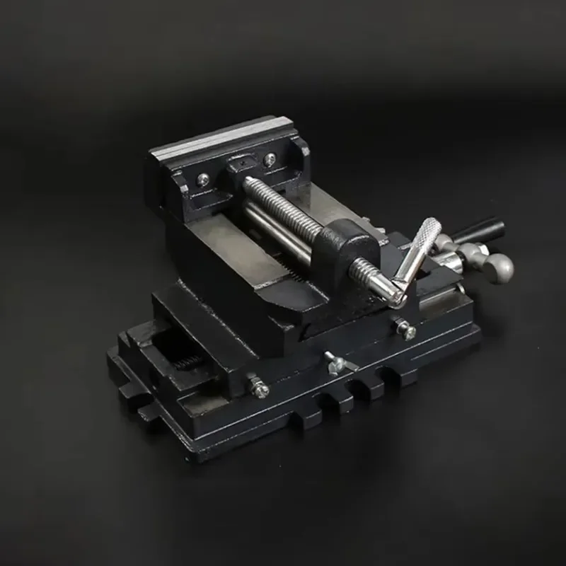 

Heavy-duty Cast Iron Cross Slide Vise Press Vice for Pipe Steel Wire