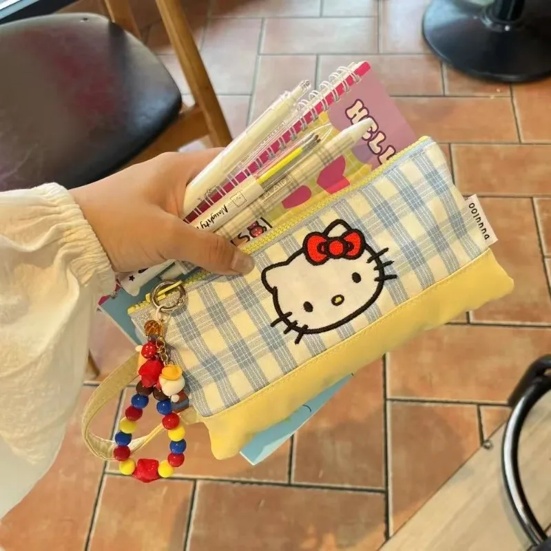 

Fashion Cartoon Hellokitty Pencil Case Student Back To School Office Stationery Supplies Cute Girls Storage Makeup Bag Pen Box
