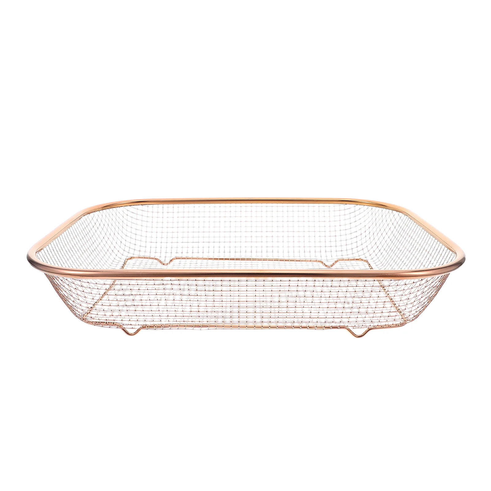 

Stainless Steel Drain Basket Rustproof Kitchen Dish Drying Rack Fine Mesh Cutlery Drainer Space Saving Utensil Holder