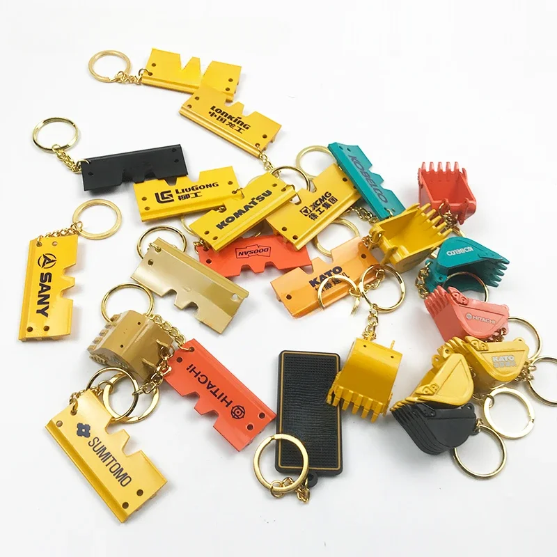 Excavator keychain