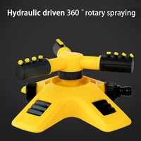 NEW 360 Degree Automatic Rotating Garden Lawn Sprinkler Yard Garden Large Area Coverage Water Sprinkler Irrigation Water Sprayer