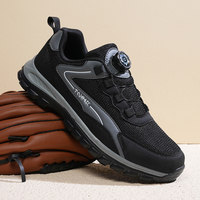 YRZL 2025 Sports Shoes Men Running Sneakers Lightweight Breathable Athletic Anti Slip Shoes Casual Walking Shoes Slip on Size 48