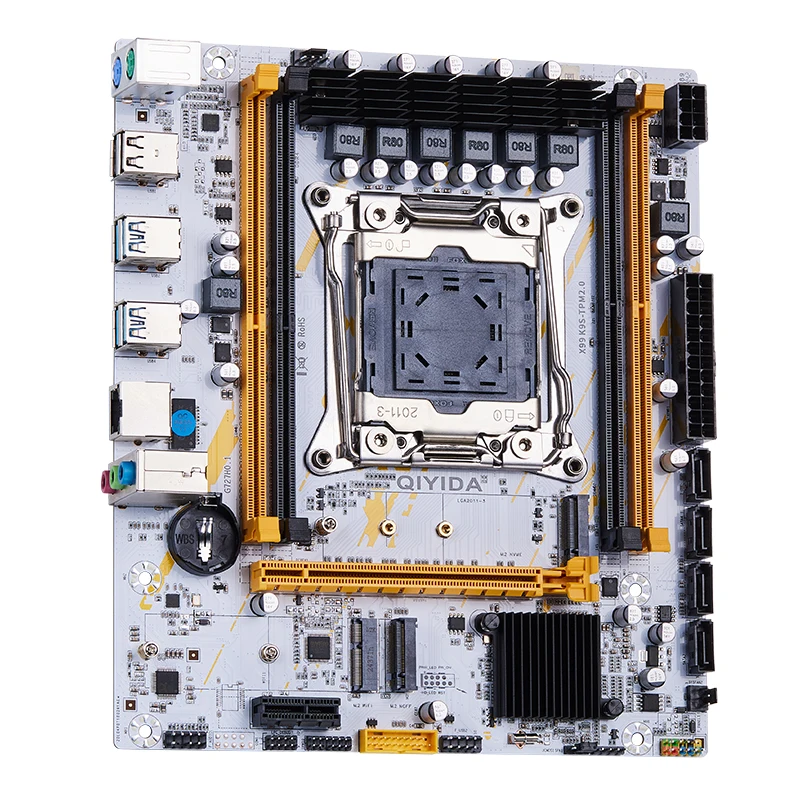 マザーボードQIYIDA-X99,LGA2011-3スロット,USB 3.0,nvme,m.2,ssd,ddr4