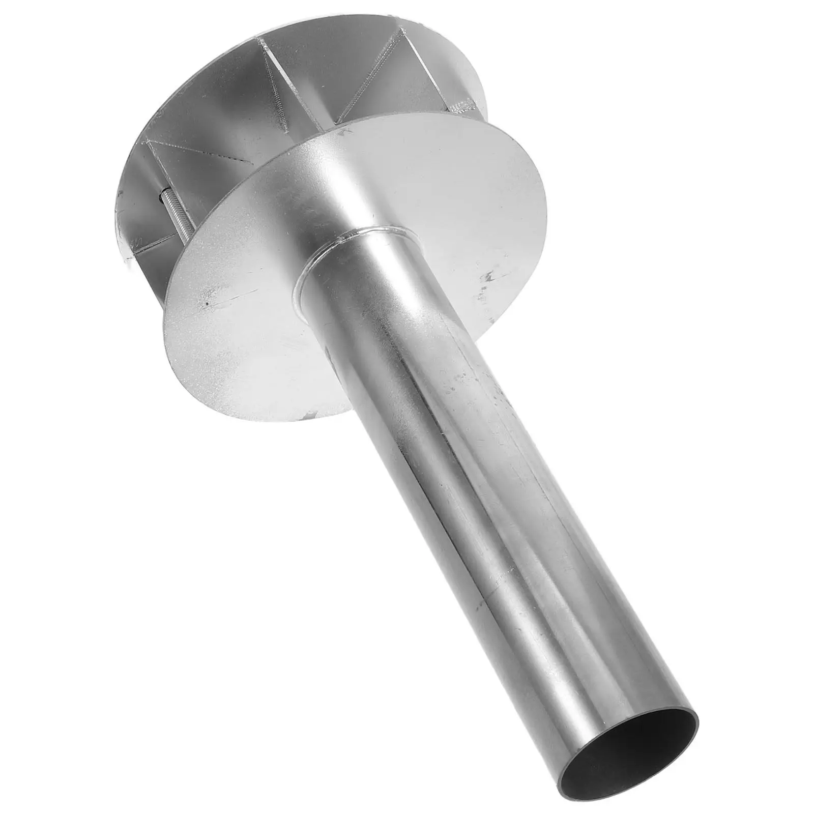 304 Stainless Steel Drain Funnel 1.77 Inch Straight Pipe Fitting for Kitchen Bathroom Balcony Plumbing