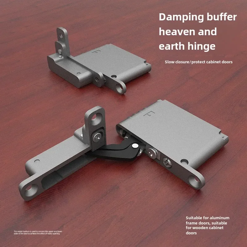 

Heavy Duty Heaven and Earth Hinge Glass Aluminum Frame Door Clothing Cabinet Hinge Wooden Door Hinge Shaft Hidden Type