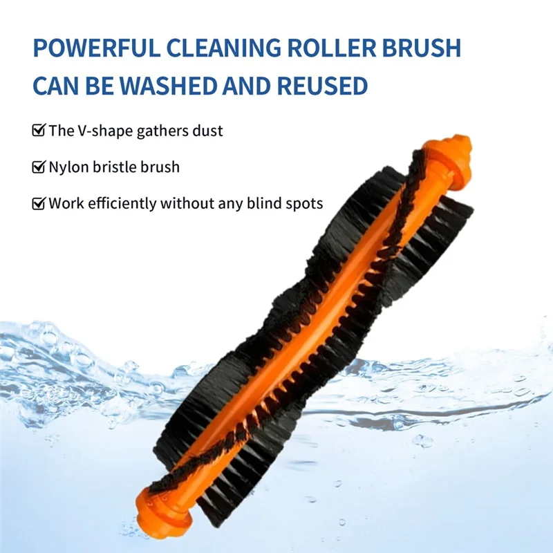 A01V-Hauptbürste für Tefal X-Plorer 45/RG8275WH Kehrmaschinenzubehör Ersatz 2 Stk