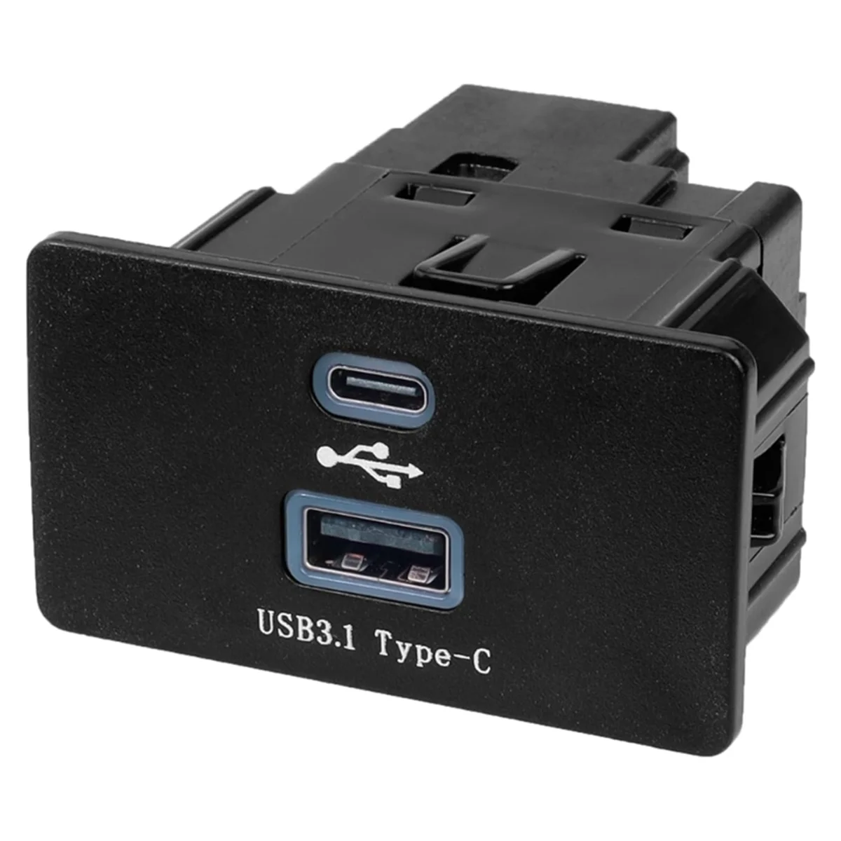 Media HUB โมดูลอินเทอร์เฟซ USB ซิงค์พอร์ตคู่ HC3Z-19A387-D HC3Z-19A387-E เหมาะสำหรับขอบ F-150 F-250 HC3Z-19A387-B F-350