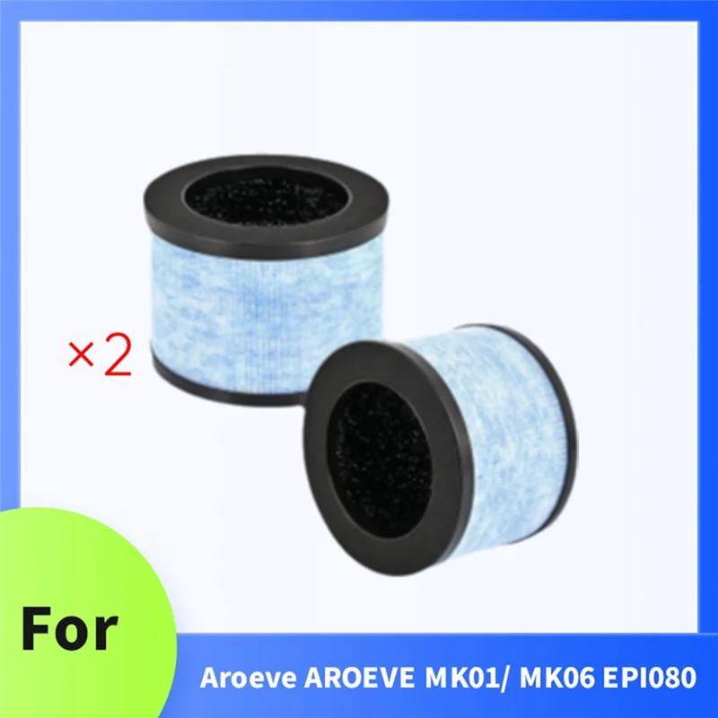 

A38T-Вентилятор-очиститель воздуха с фильтром H13 для Aroeve MK01/MK06/EPI080/EPI081: улавливает ворс, пыльцу, шерсть животных, дым и запахи