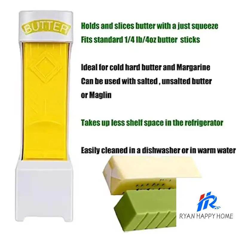 Portable Cheese Slicer Squeeze Dispenser Automatic Cheese Cutter Tool Handheld Butter Slice Tool