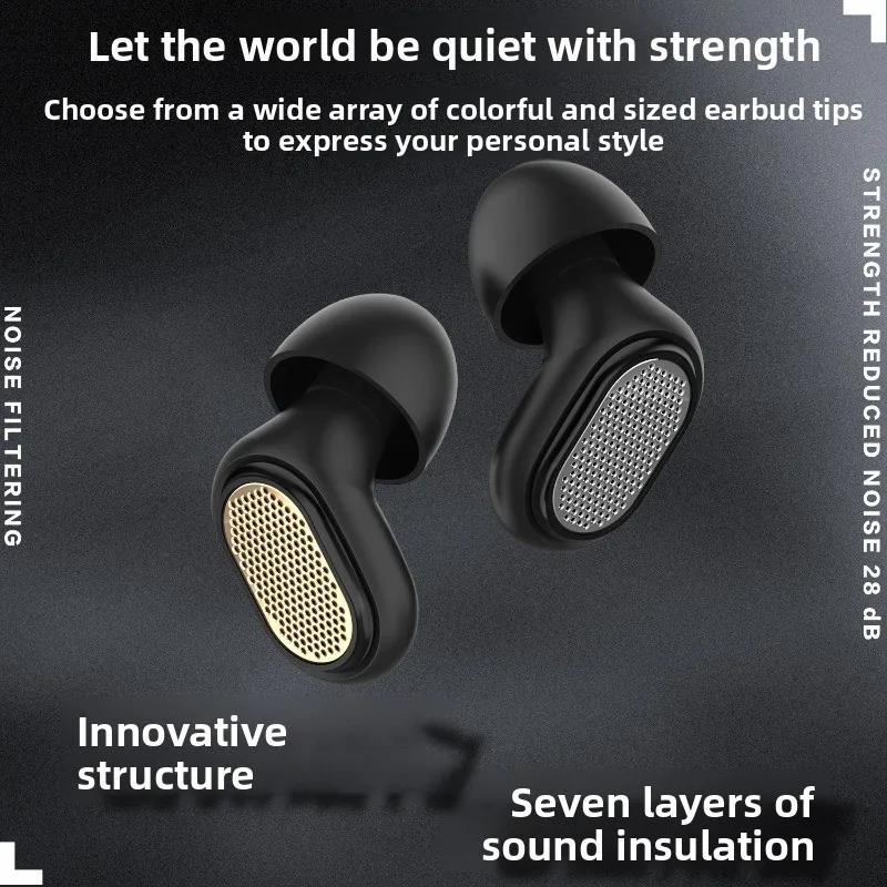Soft Silicone Noise Reduction Earplugs for Small Ear Canals Waterproof Sound Insulation Sleeping Daily Use Reusable Travel