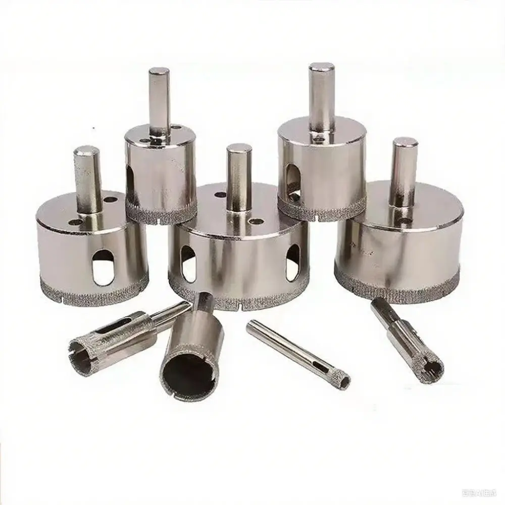 

Large Size Diamond Punch Hard Steel Electroplated Bit Tile Wall Punch Integrated Steel Diamond Coated Marble Punch