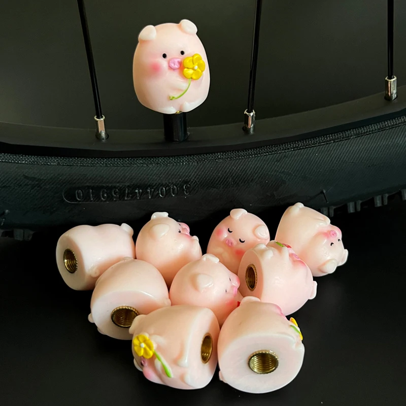 دراجة غطاء صمام حيوان صغير لطيف الطريق الجبلية الدراجة العالمي صنبور الإطارات صمام الأساسية غطاء دراجة الملحقات