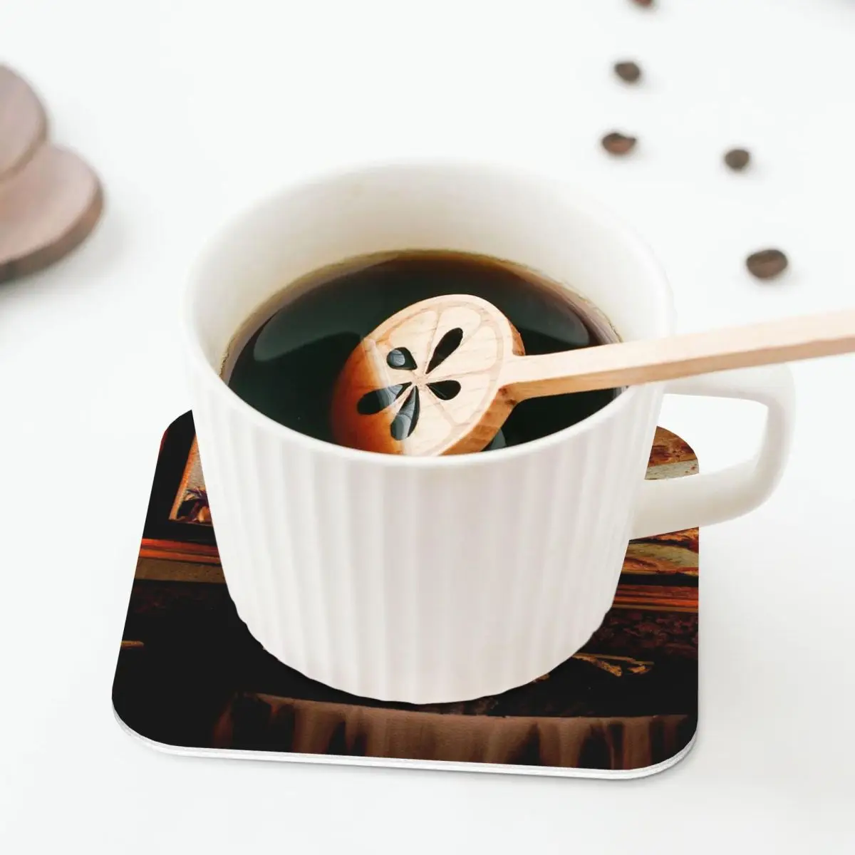 Hip Hop Rapper Drake Take Care Album Coasters Coffee Mats Mug Cup Placemats Tableware Pads for Home Kitchen Dining Bar