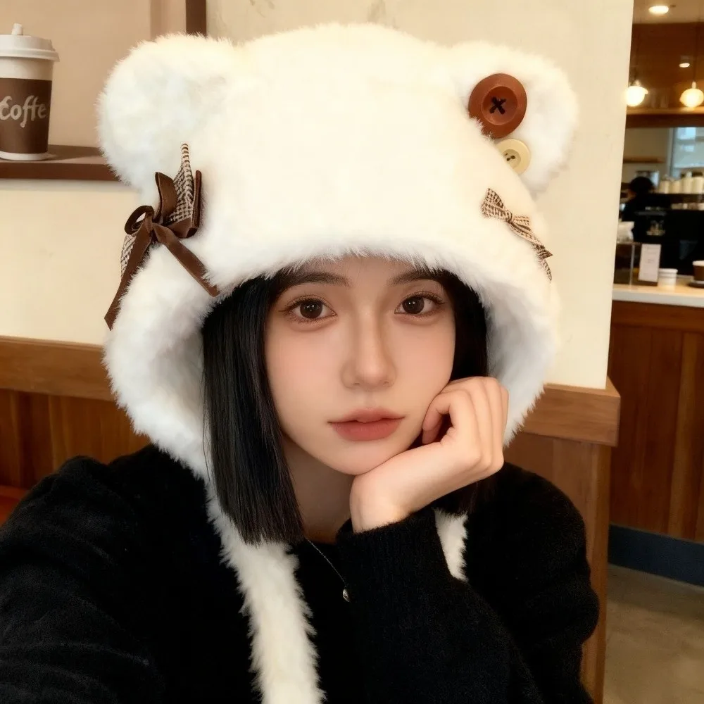 جديد يندبروف الأذن حماية قبعة الباردة والدليل على آذان الدب البلوز قبعة سميكة غطاء محرك السيارة قبعة الشتاء #3