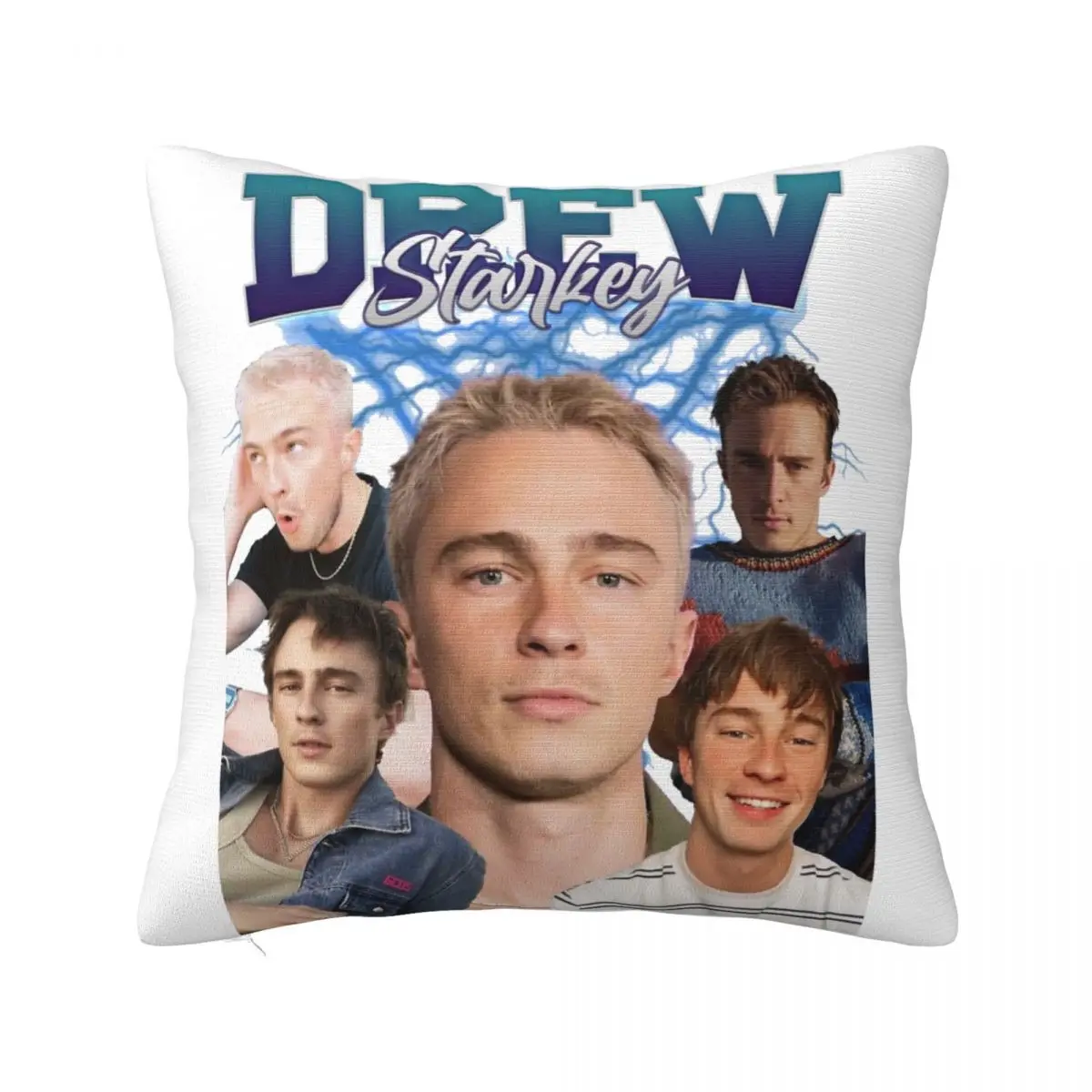 Drew Starkey Actor Pillowcase Soft Fabric Cushion Cover Gift Throw Pillow Case Cover Bedroom Zippered 40X40cm