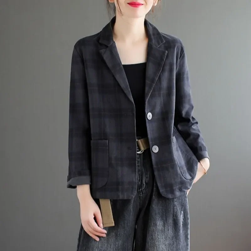 

Spring Autumn Female Coats and Jackets Loose Classic Suit Elegant Youth Outdoor Women's Blazers Sale 2025 New In Trend Outerwear