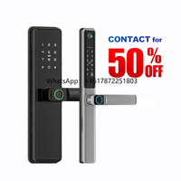 Sinovo Smart Lock WIFI Tuya Ttlock APP Control Fingerprint Electronic Digital Touch Screen Keypad Code Key Smart Door Lock