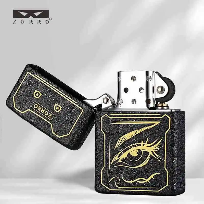 ZORRO/Z91DIY-060 One Eye Ten Thousand Year Old Kerosiene Grinding Wheel Windproof Lighter Men's Festival Gift Wholesale