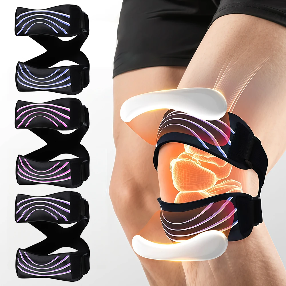 1/2PCS Patellar Tendon Support Strap Knee Pain Relief, Adjustable Knee Strap for Running, Jumper, Tennis, Sports Injury Recovery