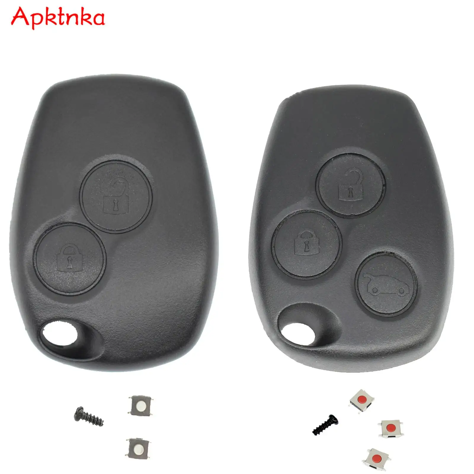 Remote Key Shell Case for Renault Trafic Twingo Master Modus Logan 2/3 Button Switch Car Key Fob Case Replace Parts Accessories