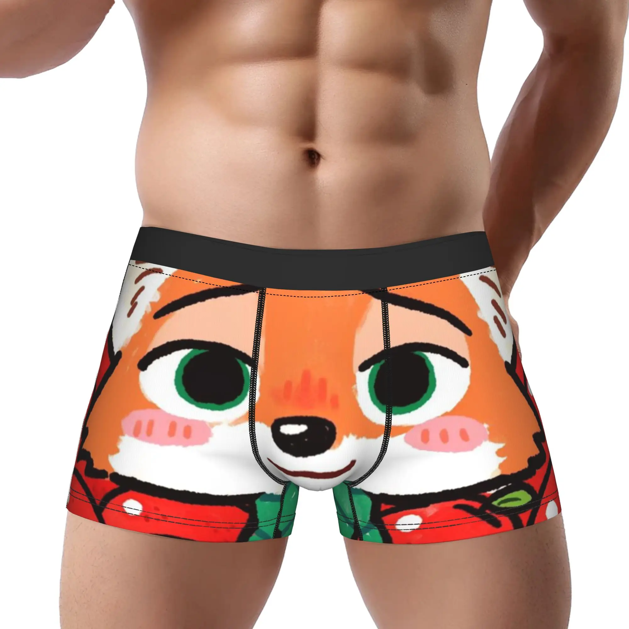 

Трусы Nick Zootopia, дышащие трусики, мужское нижнее белье, вентилируемые шорты, трусы-боксеры