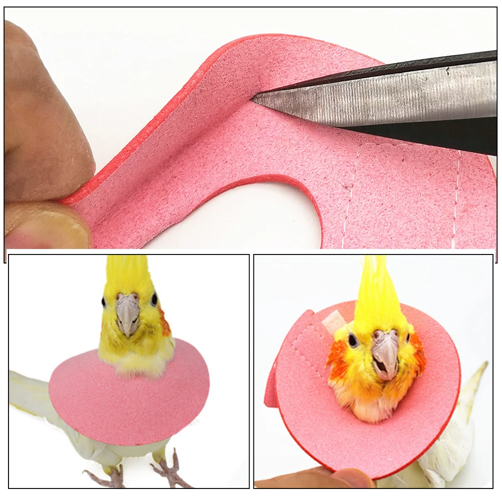 

Bird Protective Collar Anti-Biting Neck Cone Parrot Collar Lightweight Durable Bird Neck Cover for Surgery Recovery Anti-Pecking