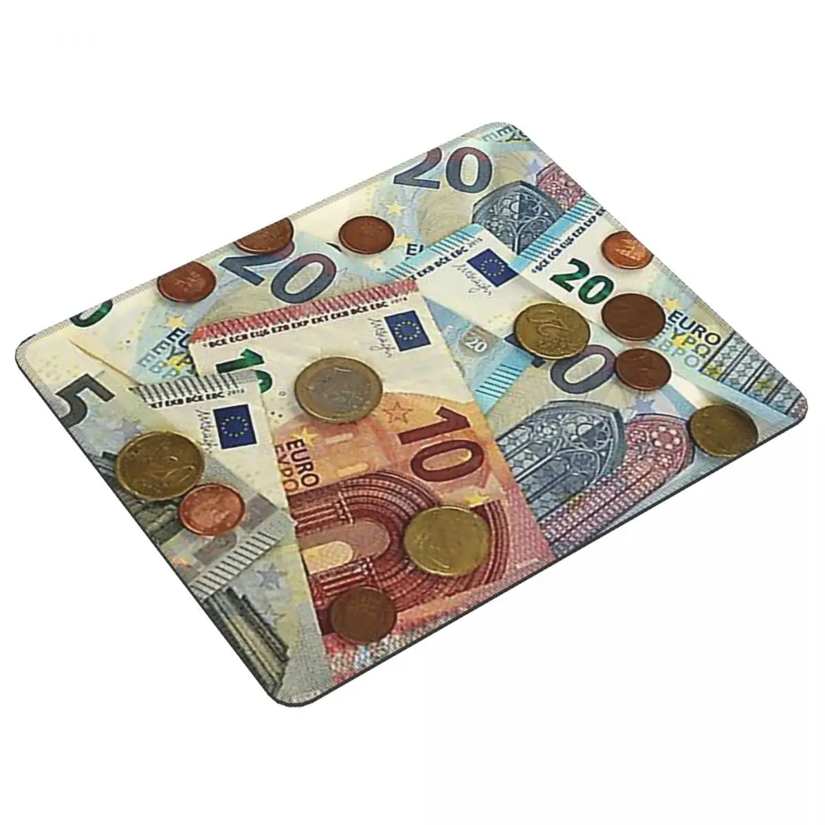 Multi-size Mouse Pad Euro Banknotes And Coins Gamer PC Laptop Mats Keyboard Carpet Computer Gaming Office Accessories Desk Mat