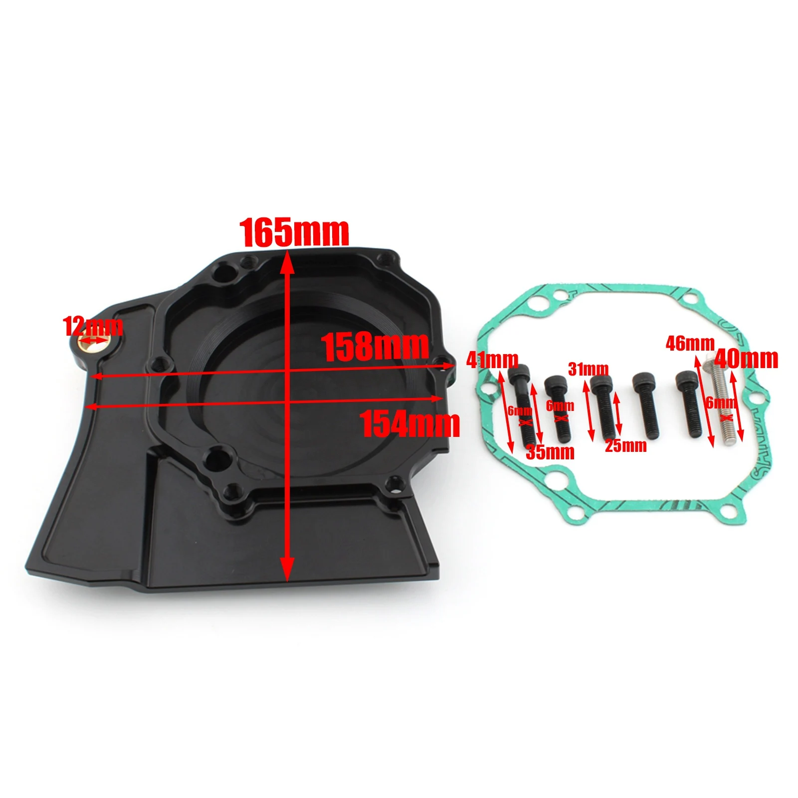 Motorcycle Engine Gearbox Side Cover Kit For YAMAHA Vmax 1200 1985-2007 2005 New
