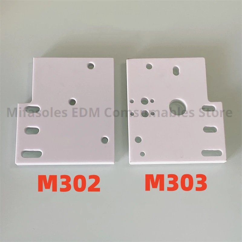 

Wire Cut EDM M302 M303 Ceramic Isolator Plate X054D185G51 120*105*11mm Lower Insulation Board For DWC-Series CNC ACCUTEX Machine