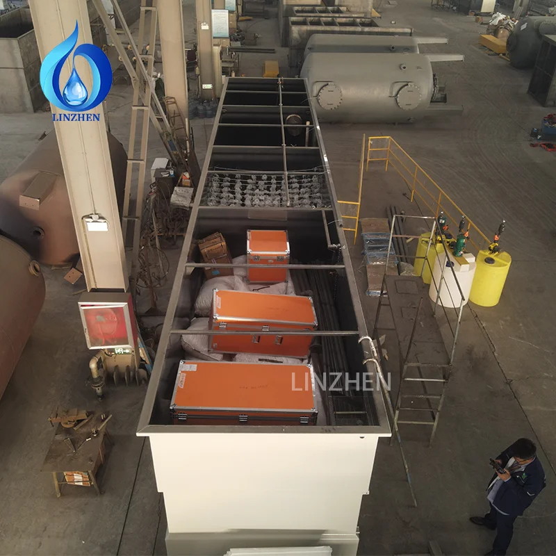 Pianta per il trattamento delle acque reflue con fanghi attivi da 220 V Pianta per il trattamento delle acque reflue con 1 anno di garanzia Impianto per l'idratazione dei fanghi