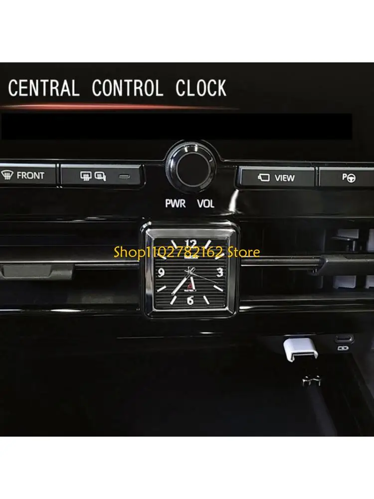 

547B Car Central Control Clock Automotive Interior Accessory for ALPHARD VELLFIRE 40 Series 2023 Easy Installation Car Clock