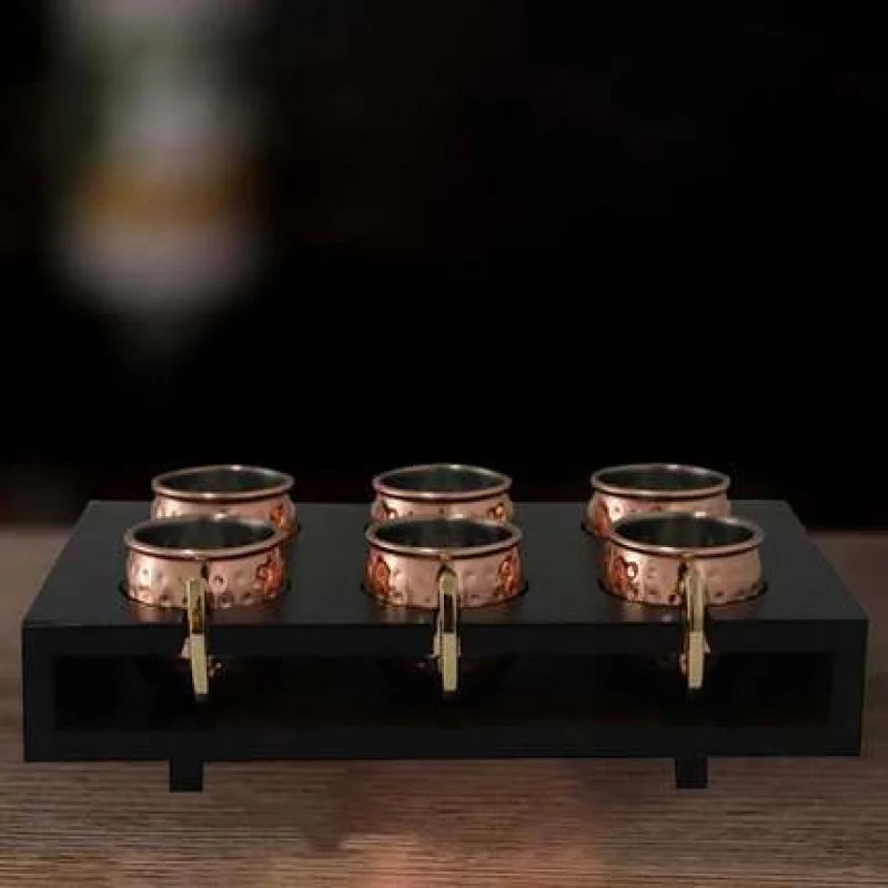 Mini Moscow Mule Cup Small Copper CupshotCup Stainless Steel Shooter Glass Cocktail Glass Flame Cup Beer Steins