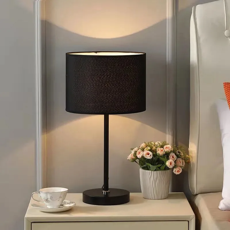 

SANDSHA Modern Simple Double Layer Fabric Floor Light LED Desk Lamp Presence Chamber Dining Room Bedroom Decorative Lighting