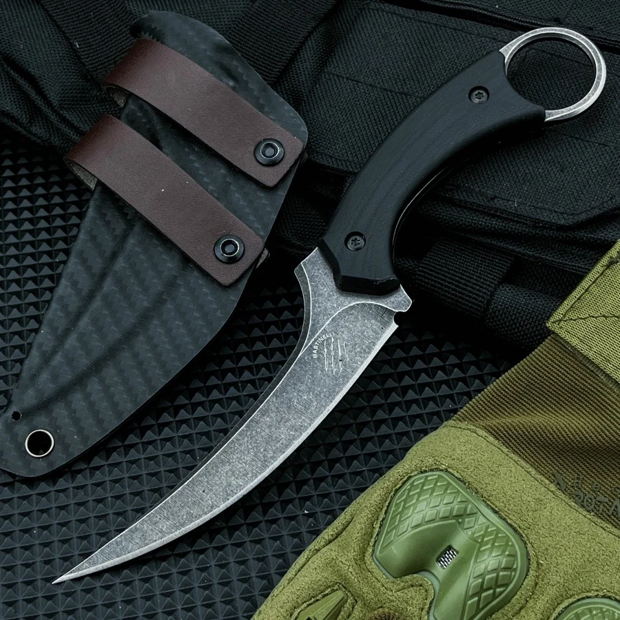 

1 шт. тактический прямой нож с лезвием 7Cr13MoV, черная ручка G10, незаменимый предмет для кемпинга и скалолазания, мужской подарок