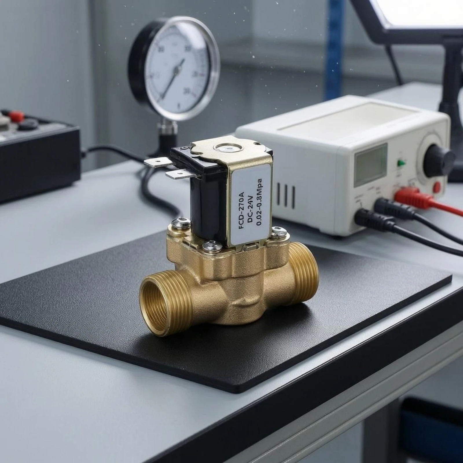 

Water Inlet Solenoid Valve Mounting Plate Inline Solenoid Valve Fluid Control Equipment Compact Plumbing Part
