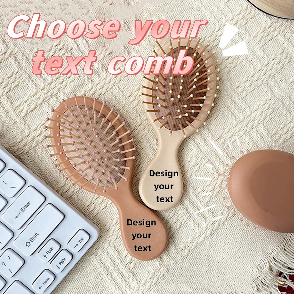 

Customized Personalized Wooden Airbag Massage Comb Natural Wooden Comb for anti-hair Loss Scalp Massage Hair Care Hairdressing