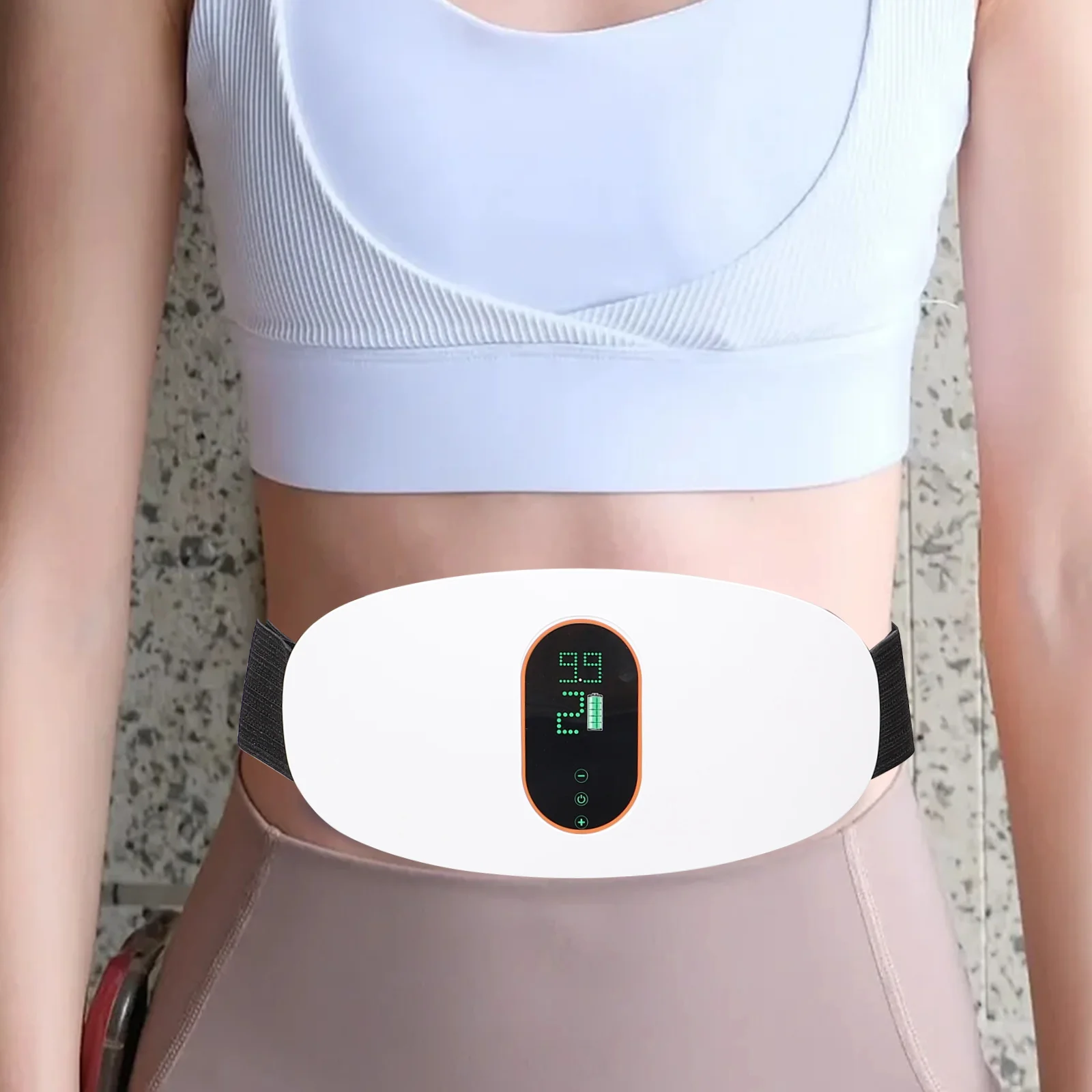 

Беспроводной электрический пояс для похудения для живота, портативный ABS массажер для талии, вибрационный массажер для сжигания жира