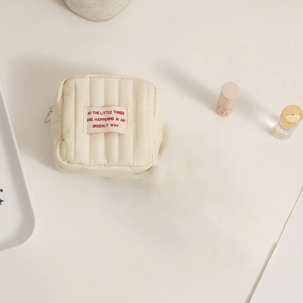 귀여운 미니 지퍼 화장품 가방, 립스틱 메이크업 위생 패드, 동전 지갑, 작은 정리함 파우치 가방, 여성 소녀