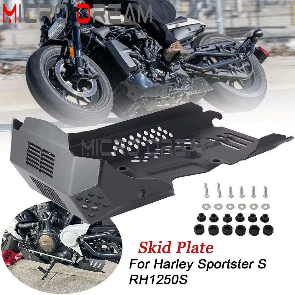 

2021 2022 2023 Engine Frame Protector Guard Chassis Skid Plate Cover Protector For Harley RH1250S Sportster S 1250 Accessories