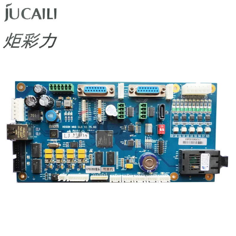 Jucaili hosonアップグレードキットforepson dx5/dx7変換からi3200ダブルヘッドボードネットワークバージョンキット (大規模プリンター用)